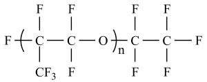 全氟聚醚油结构式